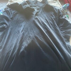 Apt. 9 Black Polo Shirt Classic Style